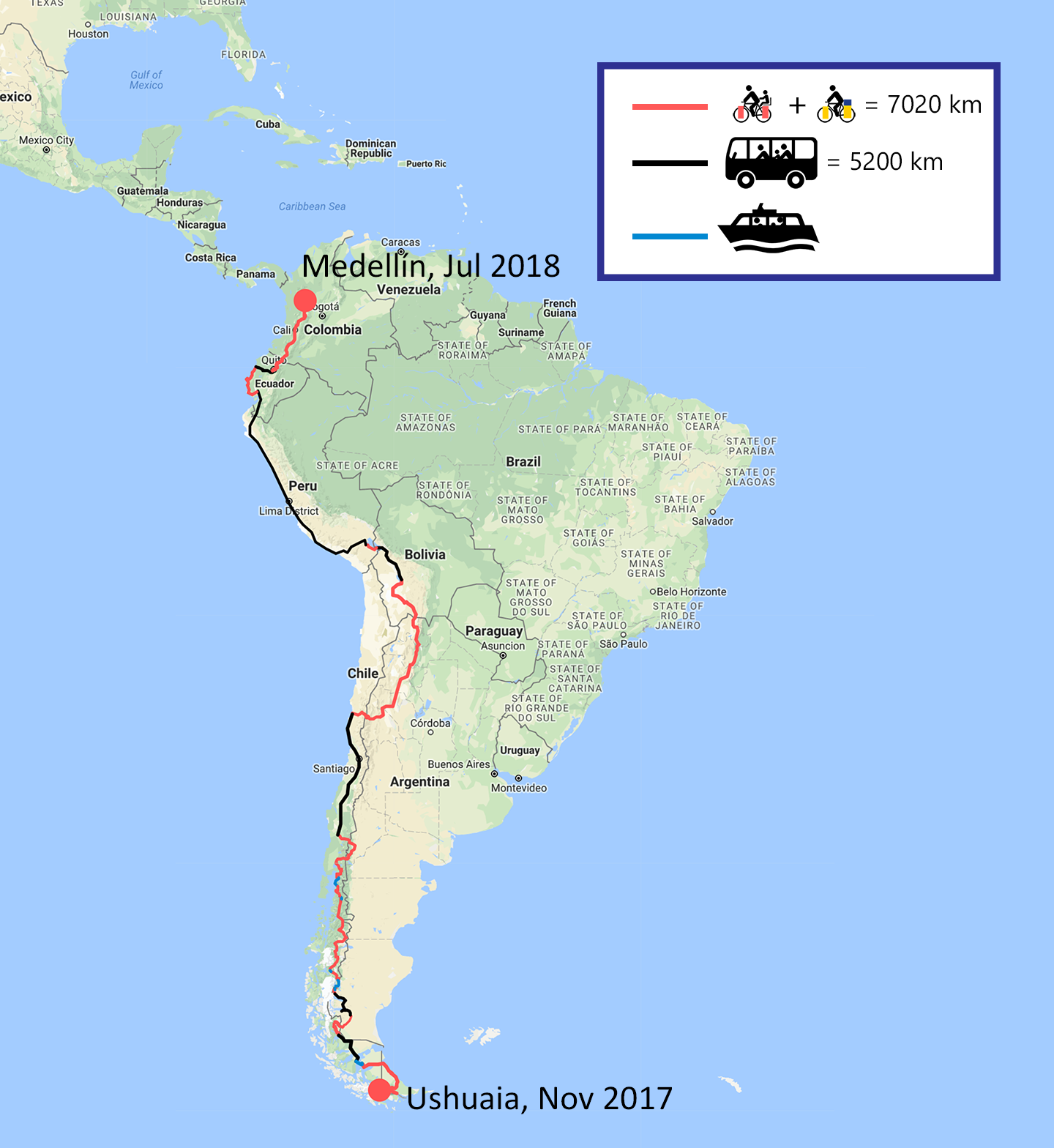 Путешествие по Южной Америке на велосипеде