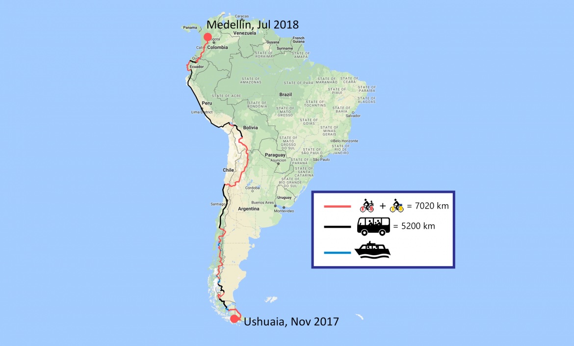 Путешествие по Южной Америке на велосипеде